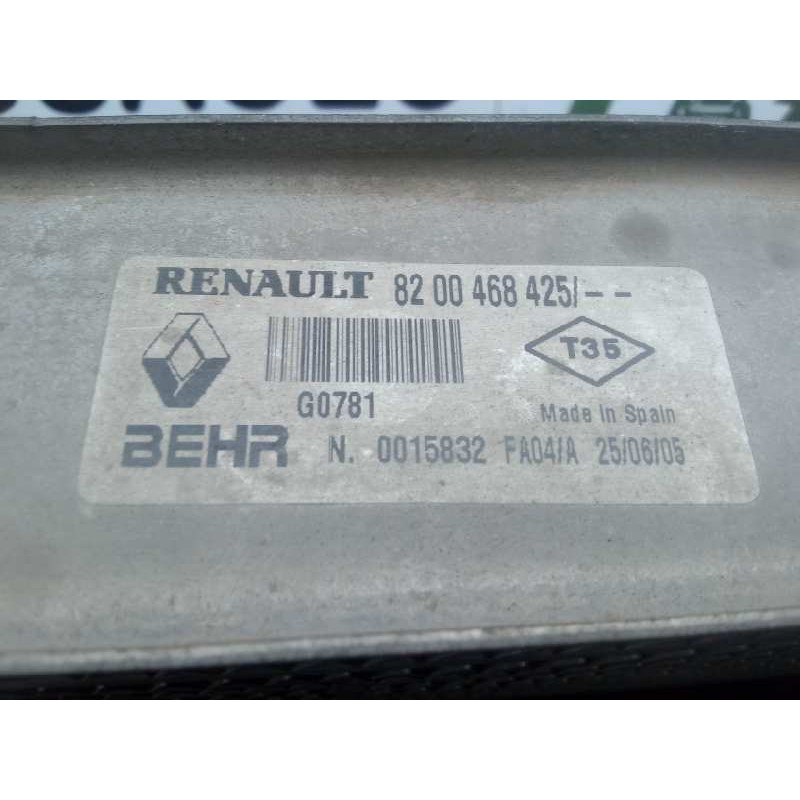 Recambio de intercooler para renault megane ii berlina 3p 2.0 16v turbo referencia OEM IAM 8200468425 585X203X51 ALUMINIO