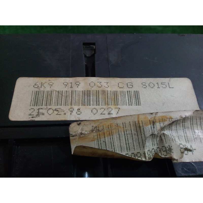 Recambio de cuadro instrumentos para volkswagen caddy ka/kb (9k9) referencia OEM IAM 6K9919033CG-6K919033CGS015L-87001323 169919