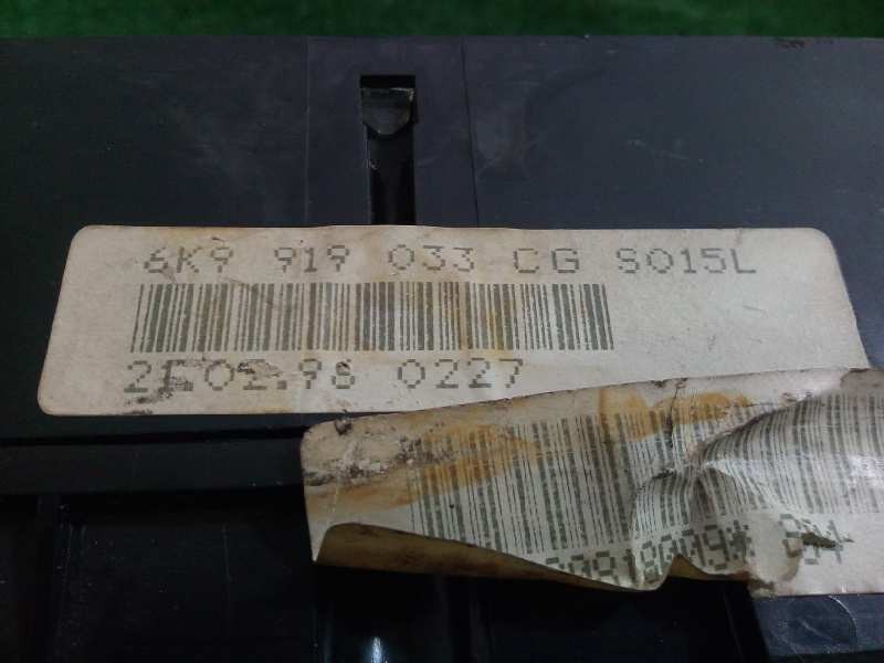 Recambio de cuadro instrumentos para volkswagen caddy ka/kb (9k9) referencia OEM IAM 6K9919033CG-6K919033CGS015L-87001323 169919