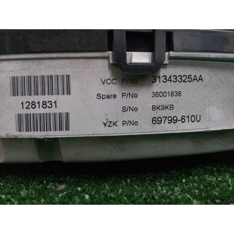 Recambio de cuadro instrumentos para volvo s80 berlina 2.0 diesel cat referencia OEM IAM 31343325AA-36001836-69799610U  