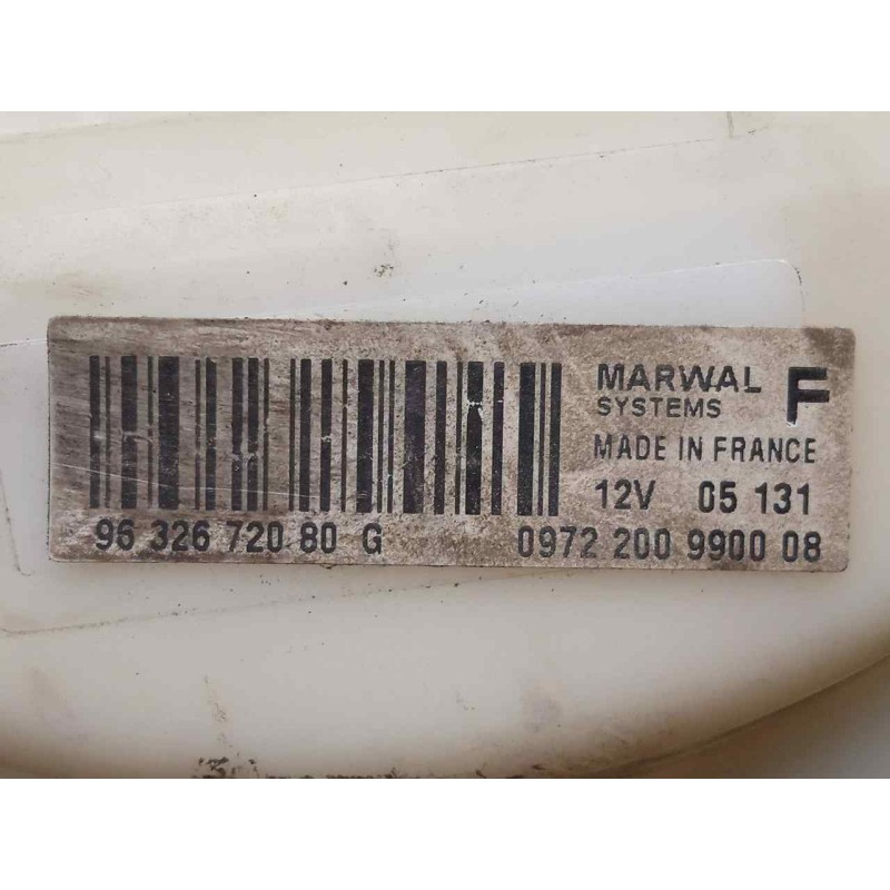 Recambio de aforador para citroën c4 coupe 1.6 16v cat (nfu / tu5jp4) referencia OEM IAM 9632672080G CON.BOMBA 4.PINES
