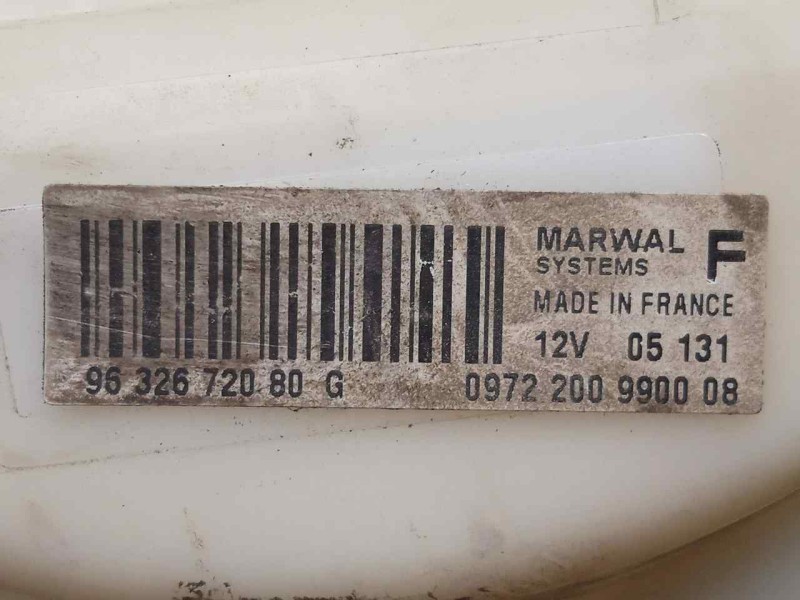 Recambio de aforador para citroën c4 coupe 1.6 16v cat (nfu / tu5jp4) referencia OEM IAM 9632672080G CON.BOMBA 4.PINES