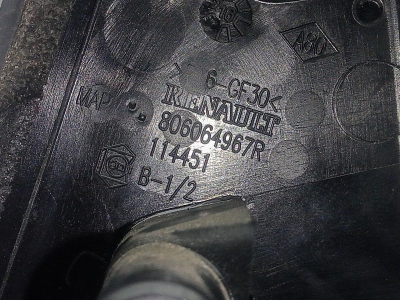 Recambio de maneta exterior trasera derecha para renault clio iv 1.2 16v referencia OEM IAM 806064967R  