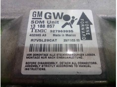 Recambio de centralita airbag para opel astra h ber. 1.7 16v cdti referencia OEM IAM 13188857-327963935-402985A3-R7V5L29CAT   2