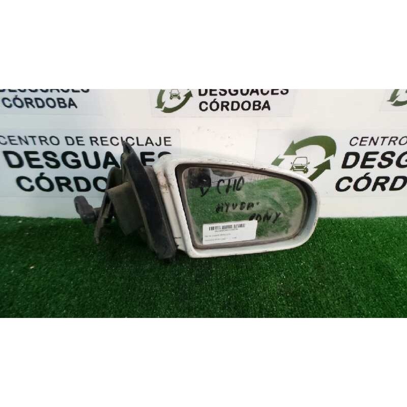 Recambio de retrovisor derecho para hyundai pony (x2) referencia OEM IAM  MANUAL GRIS