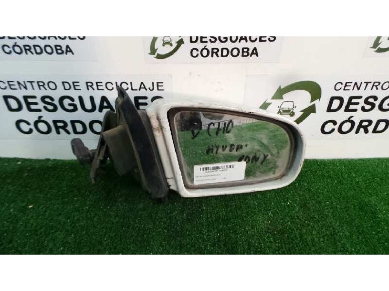 Recambio de retrovisor derecho para hyundai pony (x2) referencia OEM IAM  MANUAL GRIS