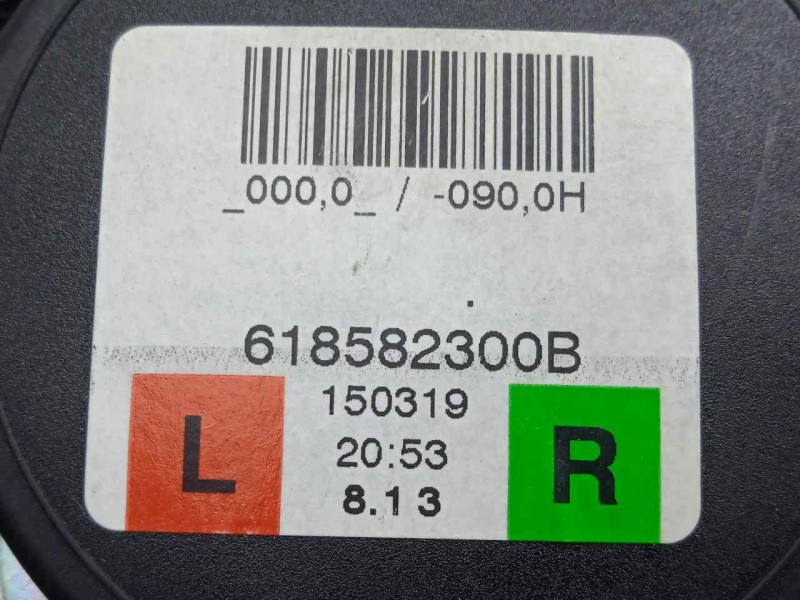 Recambio de cinturon seguridad trasero izquierdo para land rover evoque 2.2 td4 cat referencia OEM IAM 618582300B  