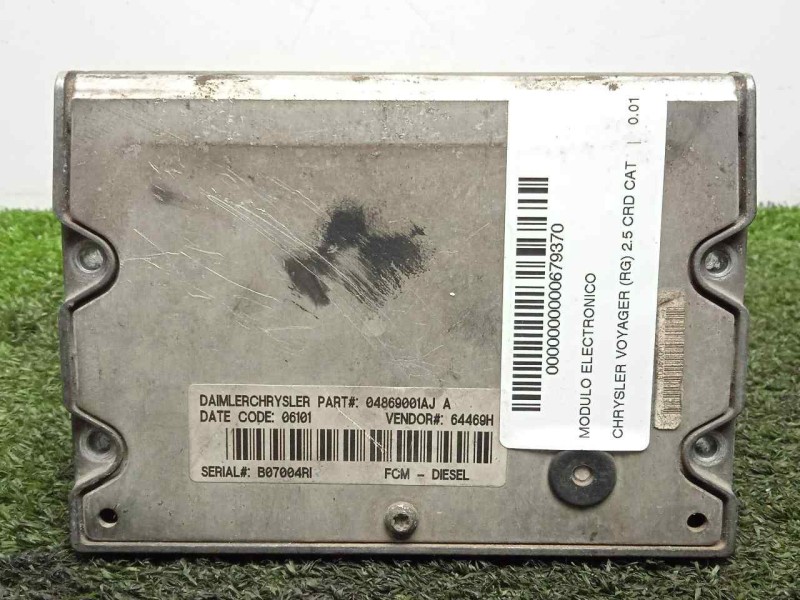 Recambio de modulo electronico para chrysler voyager (rg) 2.5 crd cat referencia OEM IAM 04869001AJ-B07004RI-FCM  