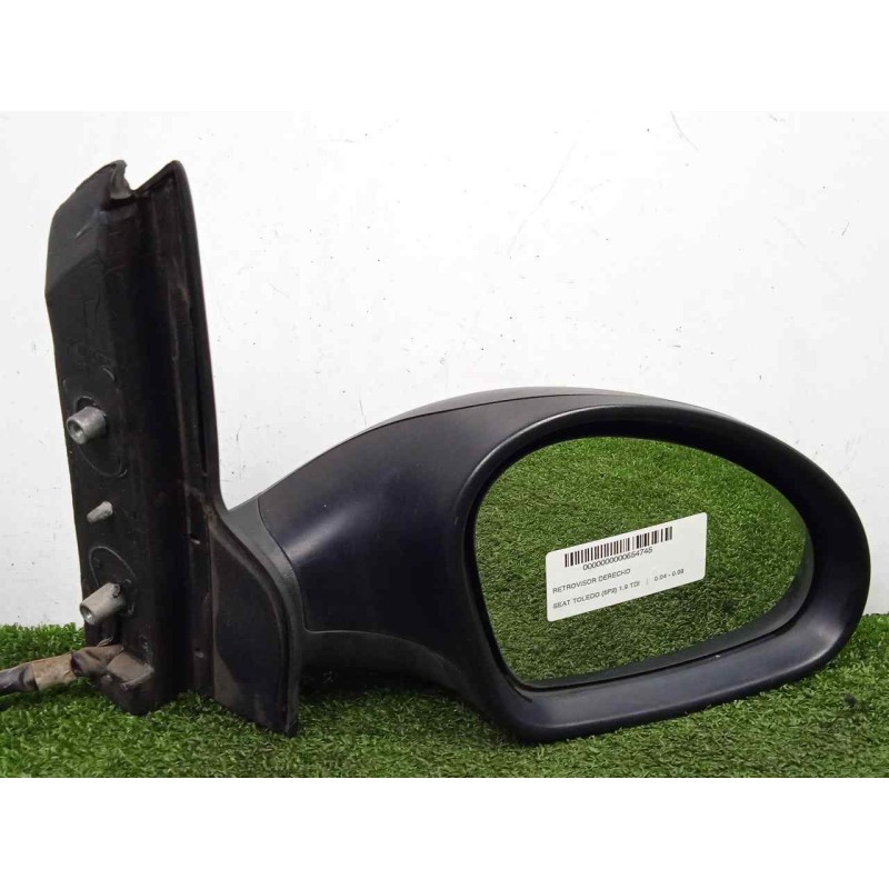 Recambio de retrovisor derecho para seat toledo (5p2) 1.9 tdi referencia OEM IAM SINREFERENCIA 04-09 - MANUAL NEGRO