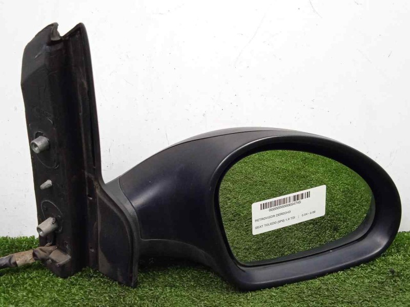 Recambio de retrovisor derecho para seat toledo (5p2) 1.9 tdi referencia OEM IAM SINREFERENCIA 04-09 - MANUAL NEGRO