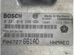 Recambio de centralita motor uce para chrysler voyager (rg) 2.5 crd cat referencia OEM IAM 0281010290-P04727661AD-EDC15C5 EDC15C 2