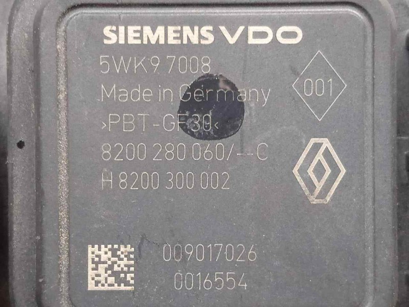 Recambio de caudalimetro para nissan primastar (x..) 2.0 dci diesel referencia OEM IAM 8200280060 SIEMENS 6.PIN