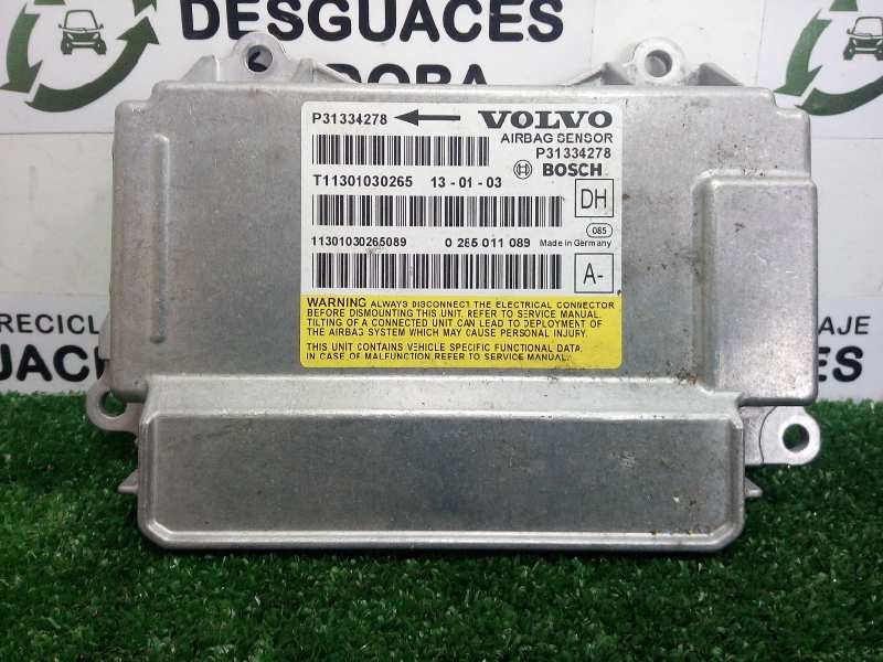 Recambio de centralita airbag para volvo s80 berlina 2.0 diesel cat referencia OEM IAM 0285011089-31334278-P31334178 BOSCH 