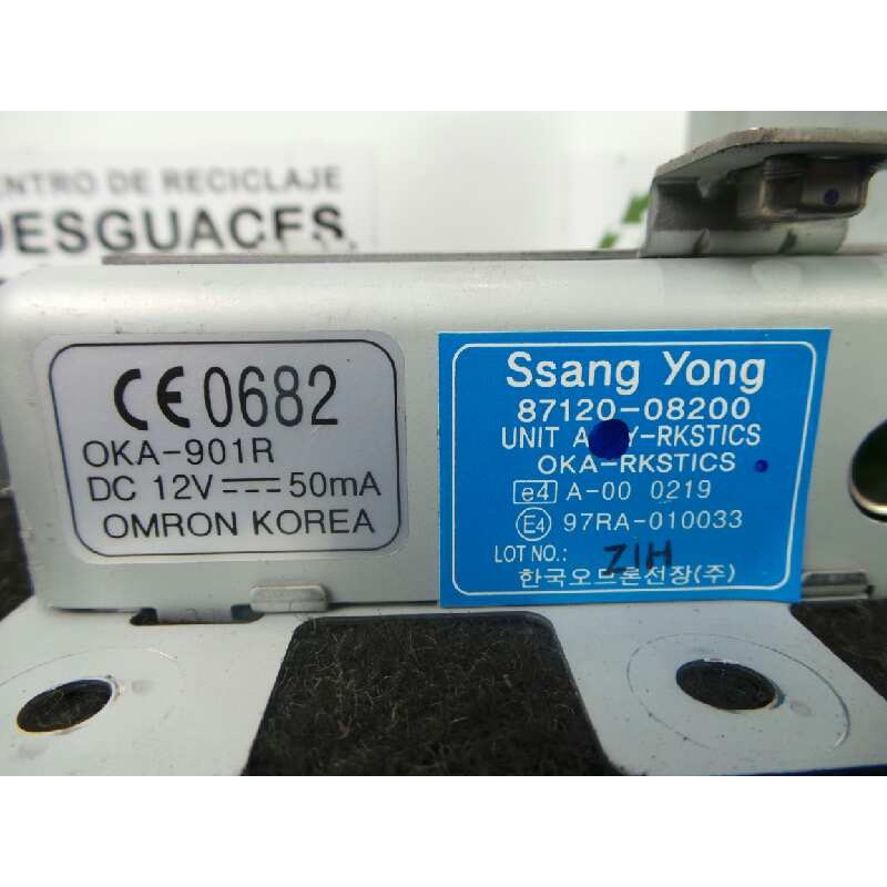 Recambio de modulo electronico para ssangyong rexton 2.7 turbodiesel cat referencia OEM IAM 8712008200  
