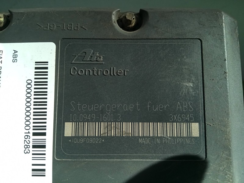 Recambio de abs para fiat bravo (182) 1.9 jtd cat referencia OEM IAM 10020401674-10094916013-3X6945-46529968-C492  