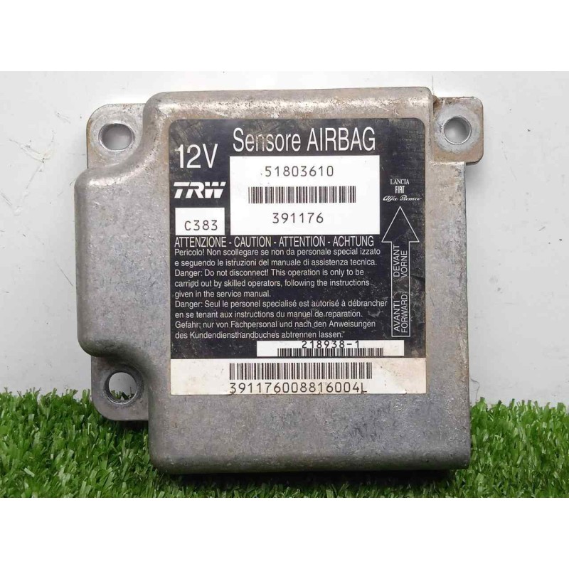 Recambio de centralita airbag para fiat panda (169) 1.2 cat referencia OEM IAM 51803610-391176  TRW