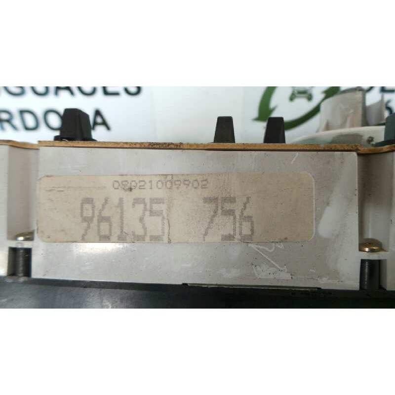 Recambio de cuadro instrumentos para citroën xantia berlina 1.8 cat (lfx / xu7jb) referencia OEM IAM 96135756  