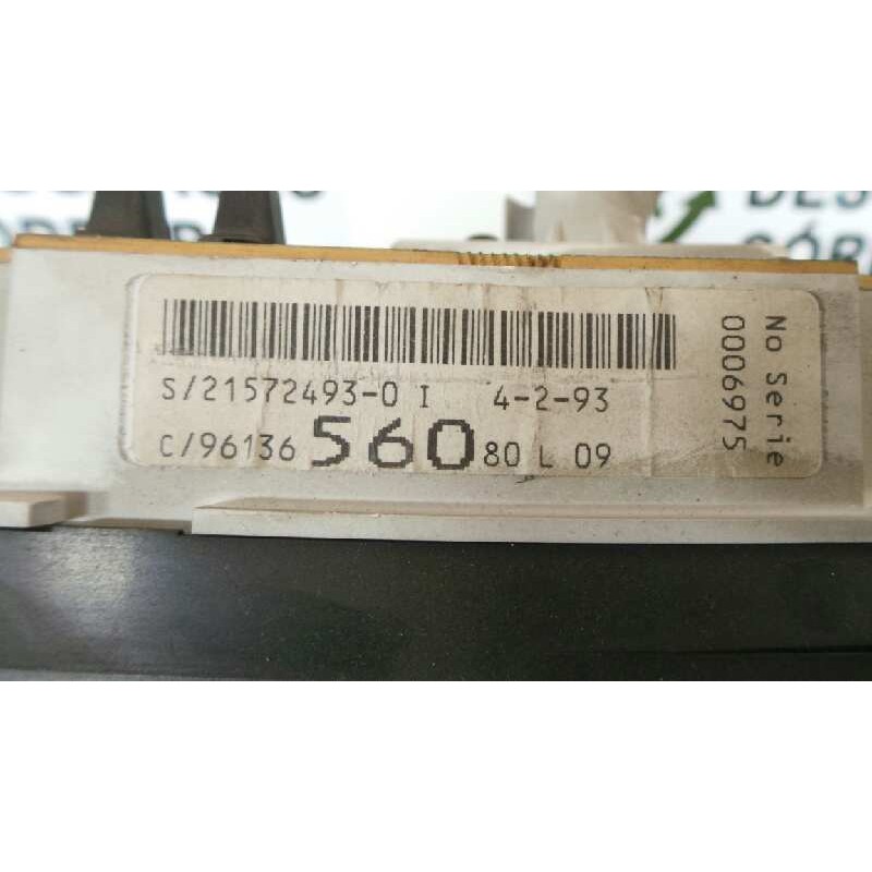 Recambio de cuadro instrumentos para citroën xantia berlina 1.8 cat (lfx / xu7jb) referencia OEM IAM 9613656080 SAGEM 