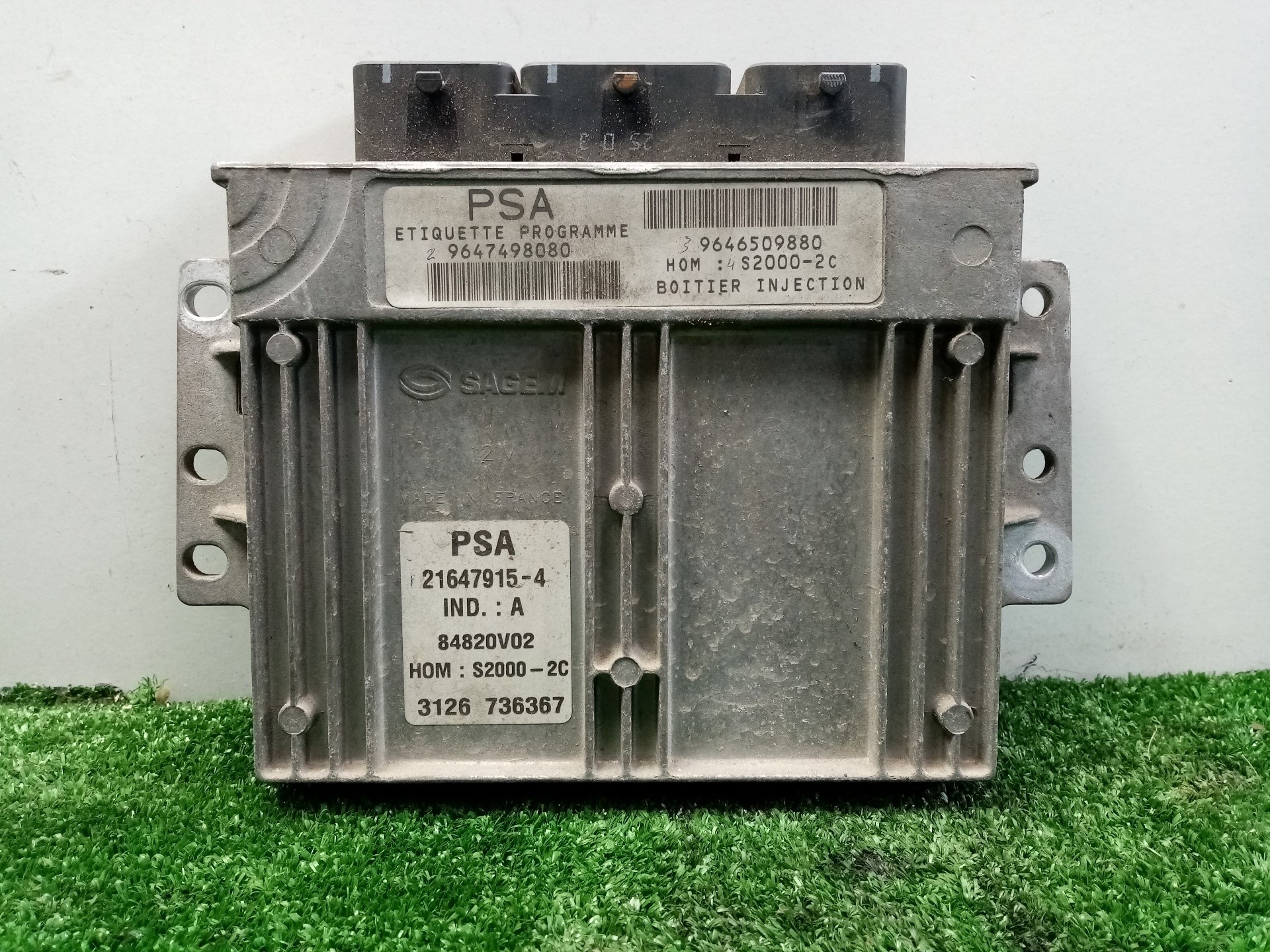 CALCULATEUR DECODE PEUGEOT Citroen 1.6 0261208491 9657489480 Bosch Me7