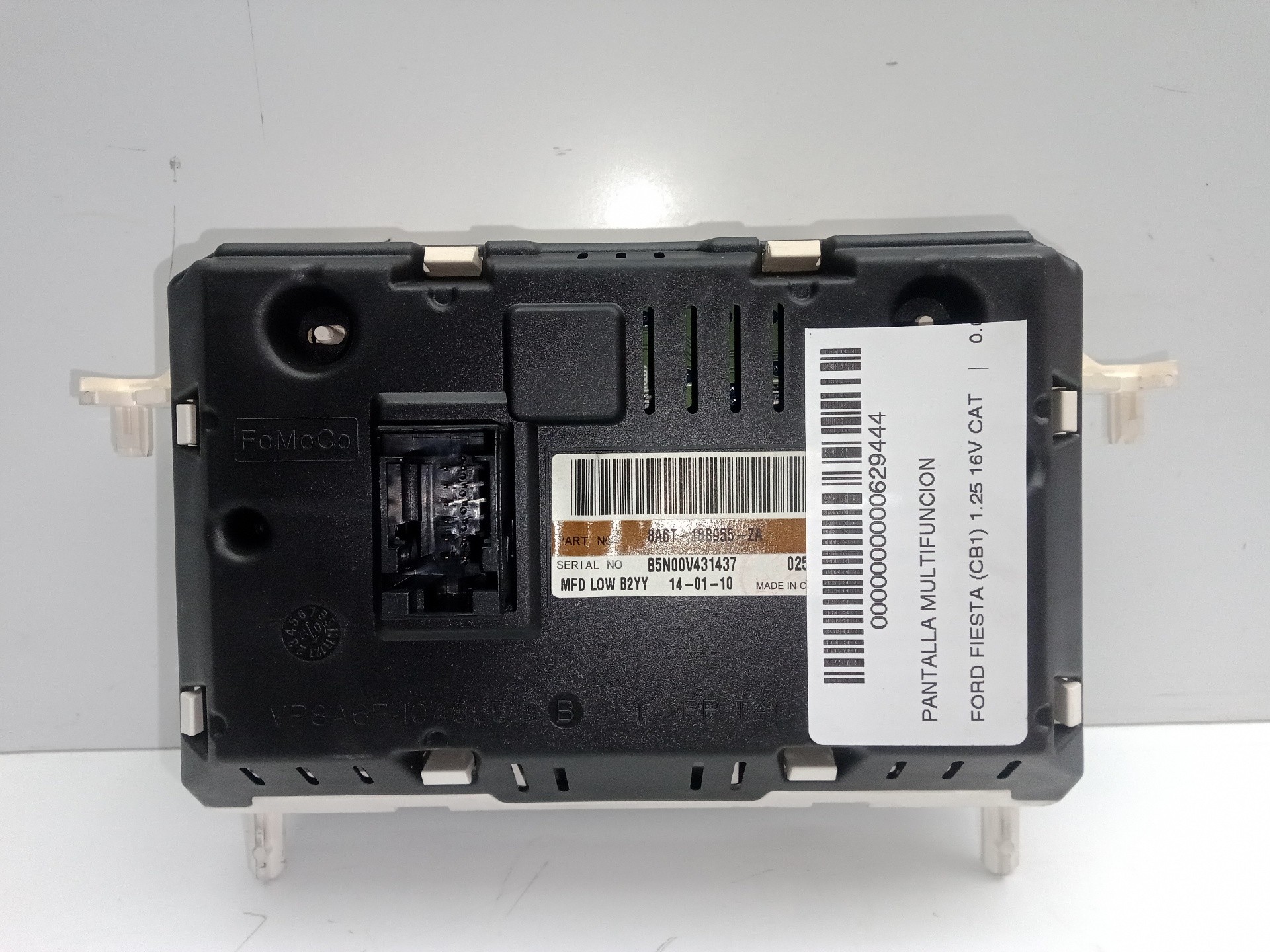 8A6T18B955ZA - B5N00V431437 MULTIFUNCTION DISPLAY / 629444 FOR FORD FIESTA CB1 - Picture 3 of 10