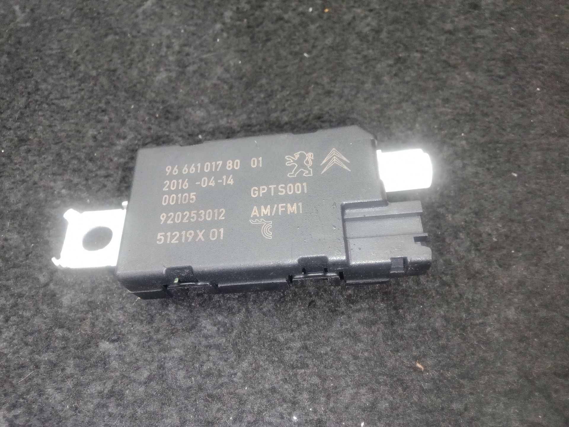 966610178001 - 920253012 ANTENNA / 744378 FOR PEUGEOT 508 SW I 8E_ 2.0 ...
