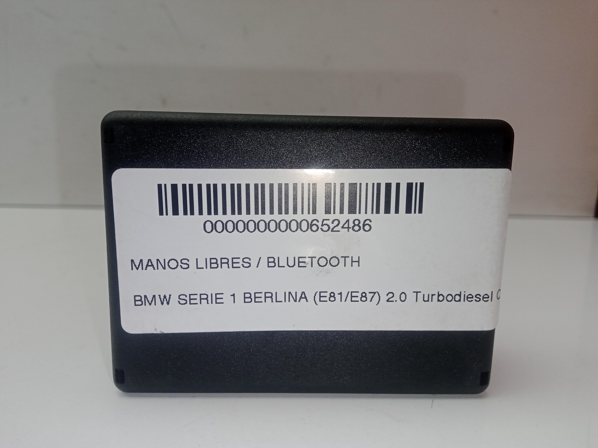 MK6000 - MK6100 - CK3000EVO MAINS LIBRES / PARROT économies / 652486 POUR BMW SERIE 1 BERL